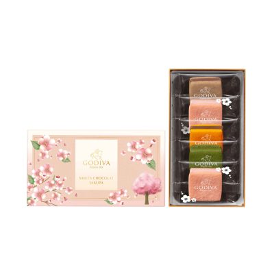 ゴディバ：<br>【期間限定】サブレショコラ 桜（5個入）