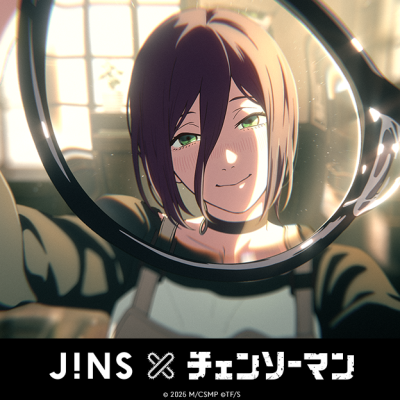 JINS：<br>「JINS×チェンソーマン」発売！