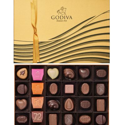 ゴディバ：<br>【送料無料】ハート オブ ゴールド コレクション（24粒入）