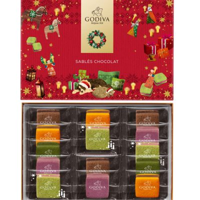 ゴディバ：<br>【送料無料】ゴディバ ホリデー サブレショコラ（14個入）