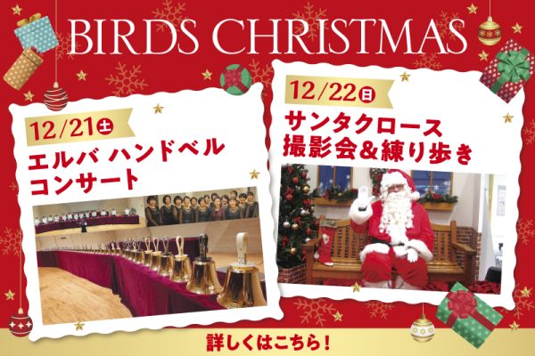 BIRDS CHRISTMAS イベント<br>[2024/12/21(土)・22(日)]