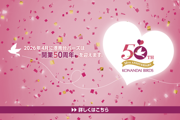 港南台バーズ開業50周年ティザーサイト