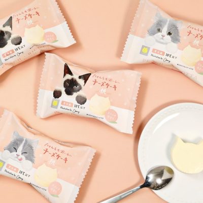 パステル／ねこねこチーズケーキ：<br>【夏の桃スイーツ】“にゃんともおいしい”シリーズの新フレーバー登場！『にゃんともおいしいチーズケーキ 桃』が新発売♪