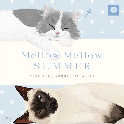 パステル／ねこねこチーズケーキ：<br>”のんびり、くったり、とろける夏” ねこねこサマーバケーション ～ メローメローサマー ～ 新商品発売♪